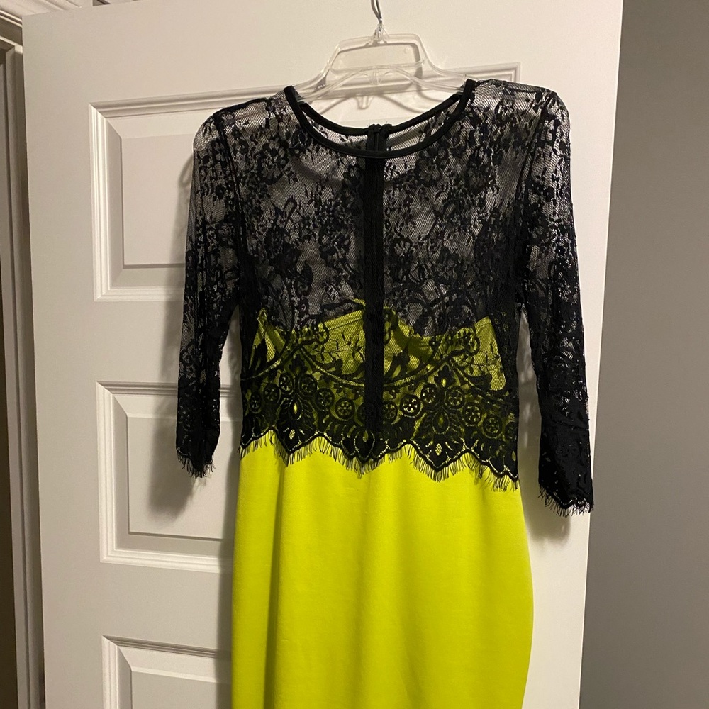 Junior dress size small, black lace!